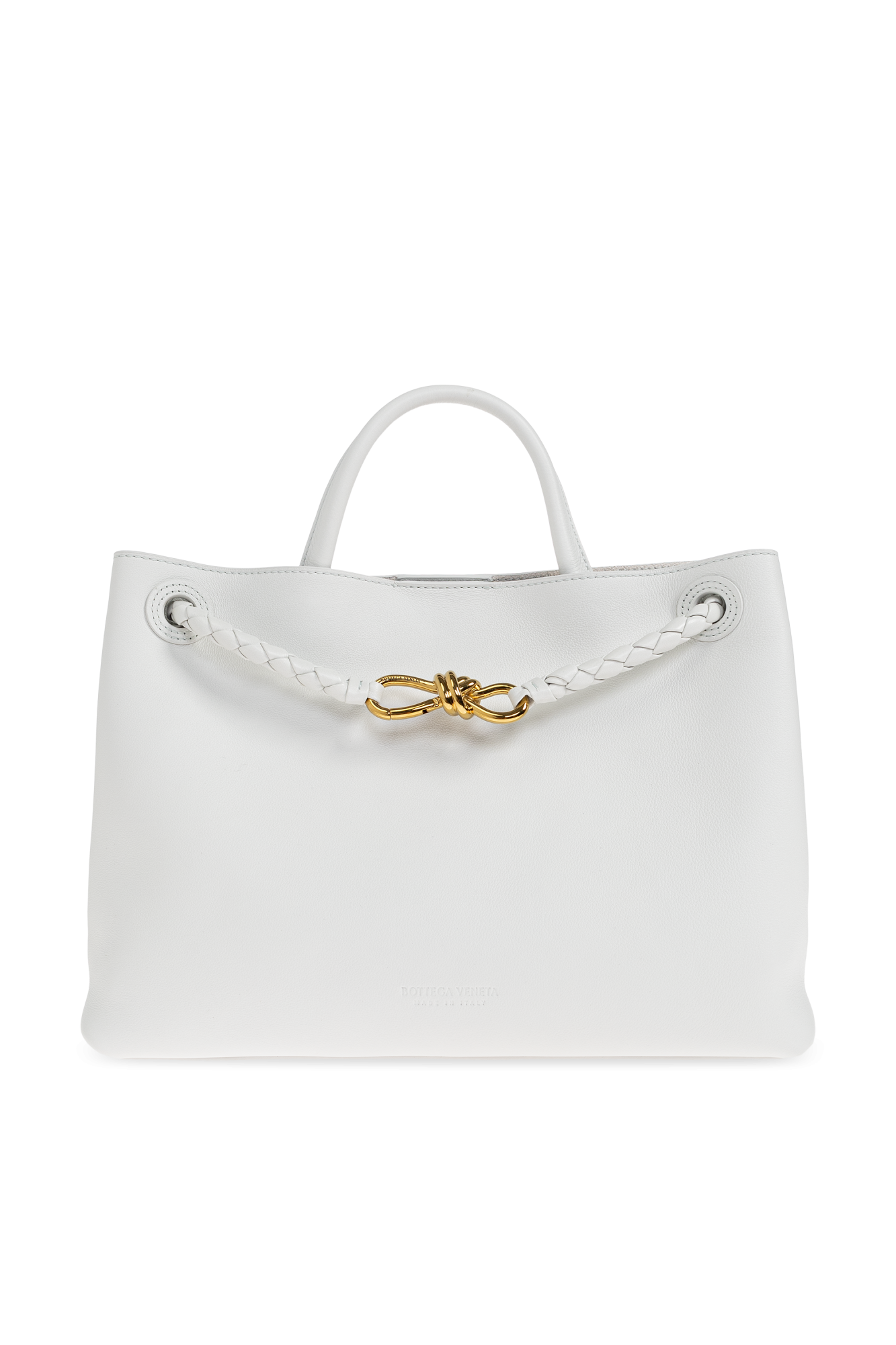 White 'Andiamo Medium' hand bag Bottega Veneta - Vitkac Northern